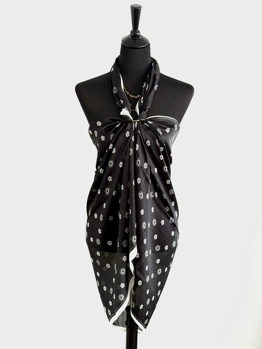 Foulard Noir et Blanc