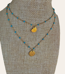 collier enfant avec coeur