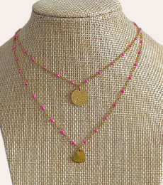 collier enfant avec coeur